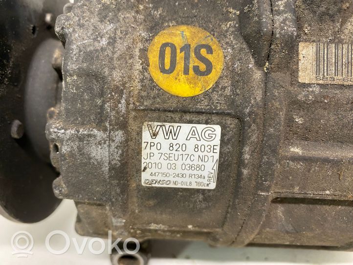 Volkswagen Touareg II Compresseur de climatisation 7P0820803E