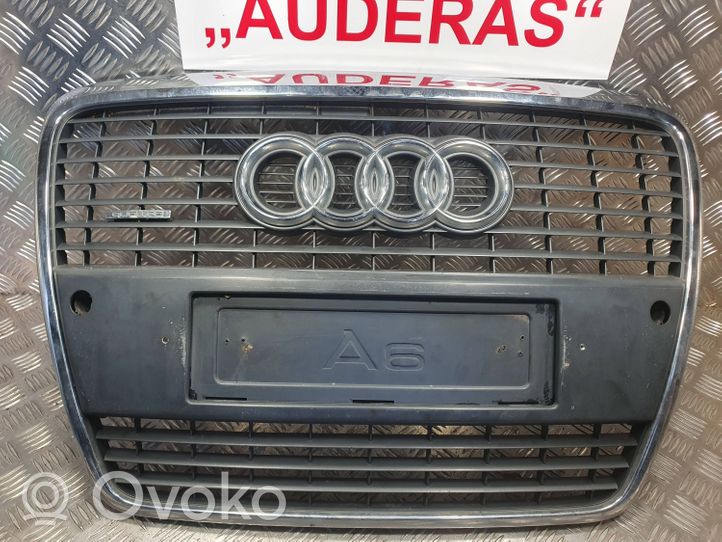 Audi A6 S6 C6 4F Etupuskurin ylempi jäähdytinsäleikkö 4F0853651