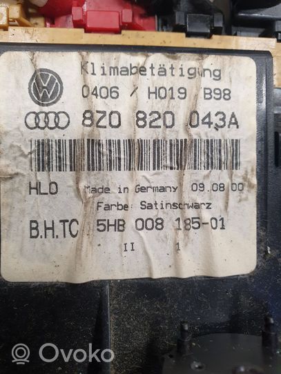 Audi A2 Ilmastoinnin ohjainlaite 8Z0820043A