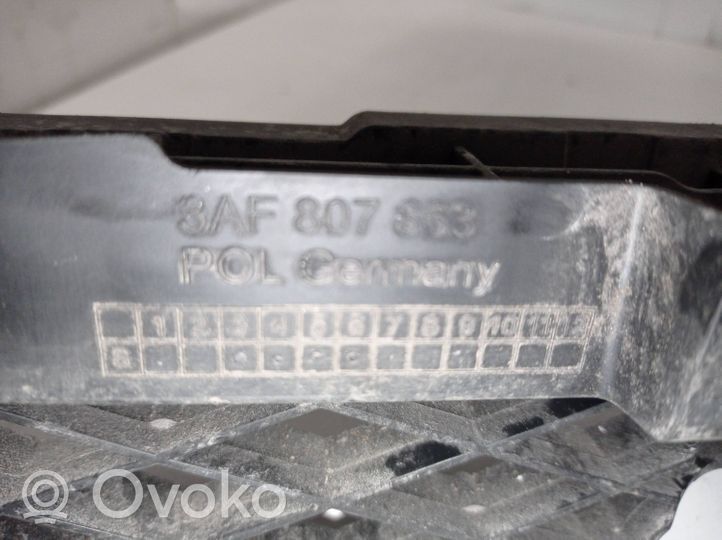 Volkswagen PASSAT B7 Poutre de soutien de pare-chocs arrière 3AF807863