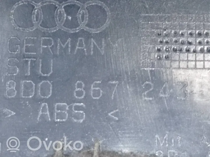 Audi A4 S4 B5 8D (B) Revêtement de pilier (bas) 8d0867244