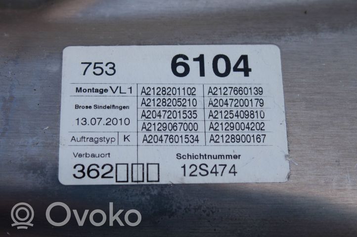 Mercedes-Benz E W212 Elektryczny podnośnik szyby drzwi przednich A2128205210