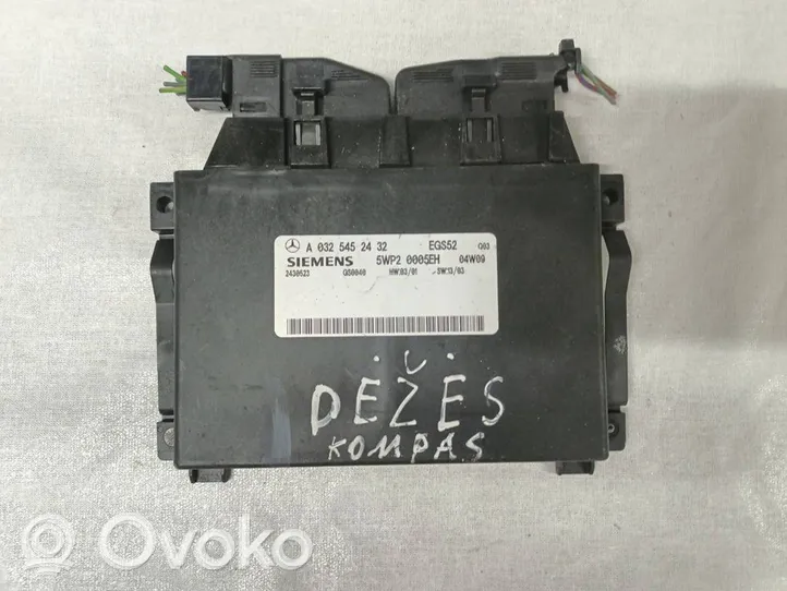 Mercedes-Benz E W211 Pavarų dėžės valdymo blokas A0325452432