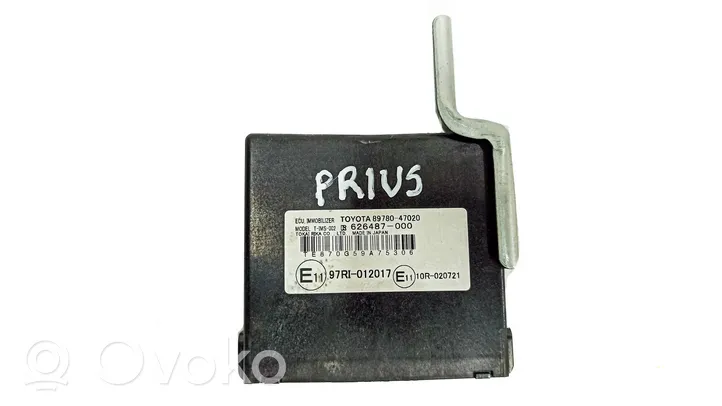 Toyota Prius (XW20) Centralina/modulo immobilizzatore 8978047020