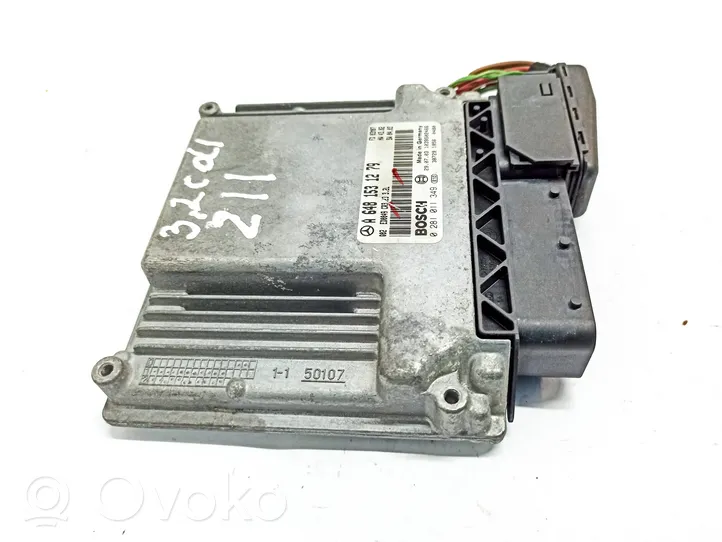 Mercedes-Benz E W211 Juego de cerradura y set ECU del motor A6481531279