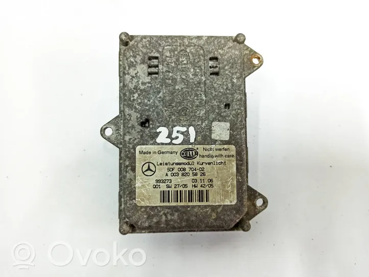 Mercedes-Benz R W251 Module de ballast de phare Xenon A0038205826