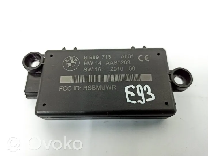 BMW 3 E92 E93 Alarm control unit/module 6989713