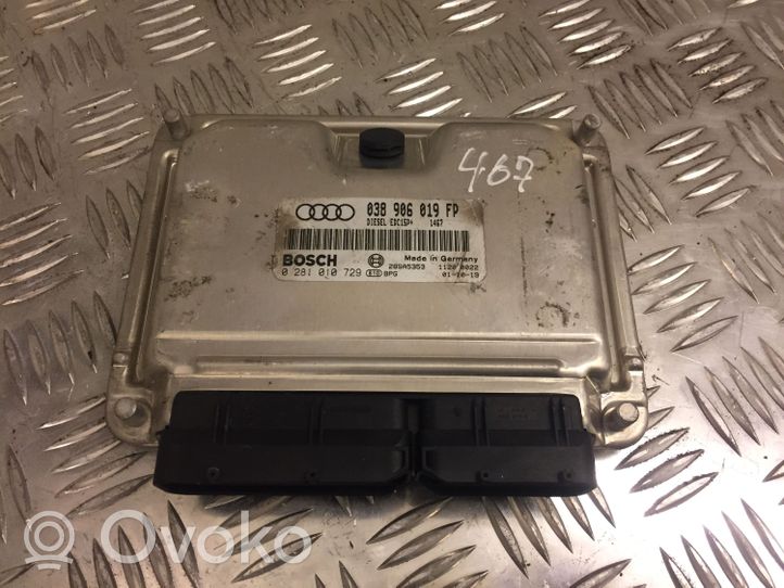 Volkswagen PASSAT B5.5 Sterownik / Moduł ECU 038906019FP