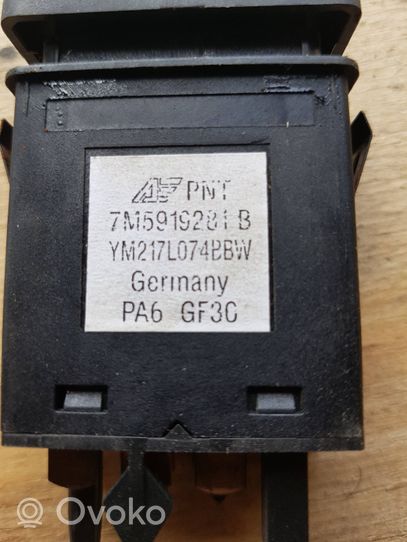 Seat Alhambra (Mk1) Przycisk / Włącznik czujnika parkowania PDC 7M5919281B