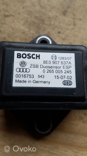 Audi A4 S4 B6 8E 8H Czujnik przyspieszenia ESP 8E0907637A