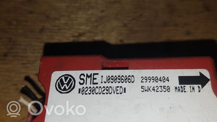 Volkswagen Bora Sensore d’urto/d'impatto apertura airbag 1J0909606D