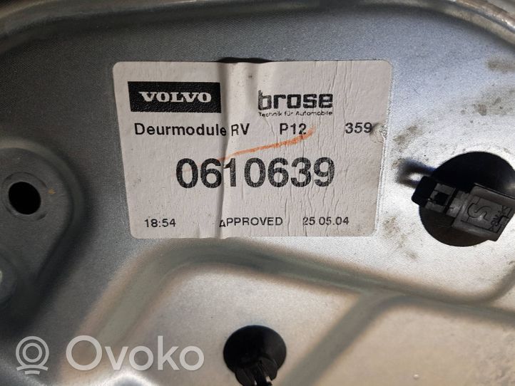 Volvo V50 Mécanisme de lève-vitre avant sans moteur 0610639