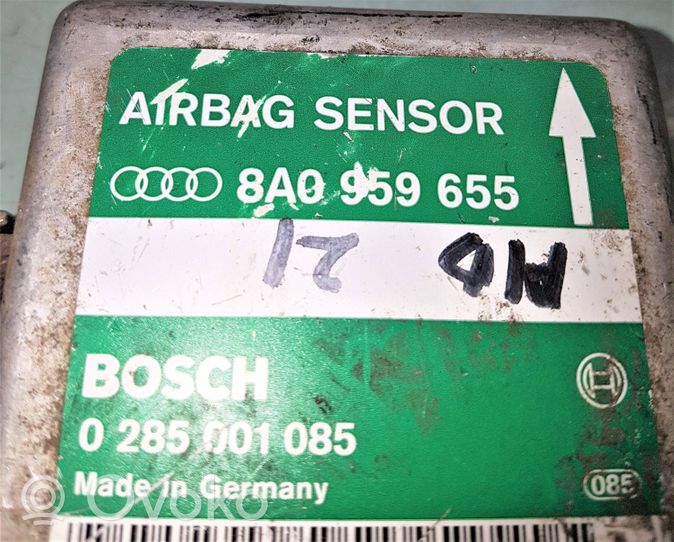 Audi 80 90 S2 B4 Turvatyynyn ohjainlaite/moduuli 8A0959655