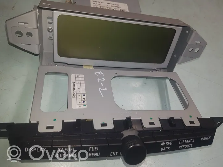 Toyota Avensis T250 Monitori/näyttö/pieni näyttö 8611005020