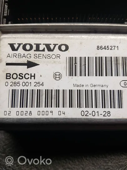 Volvo XC70 Oro pagalvių valdymo blokas 8645271