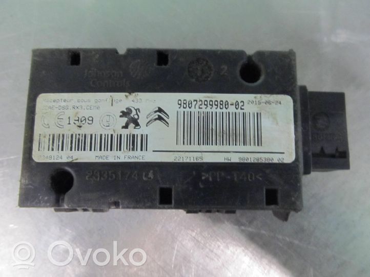 Citroen C4 II Sterownik / Moduł kontroli ciśnienia w oponach 9801285380