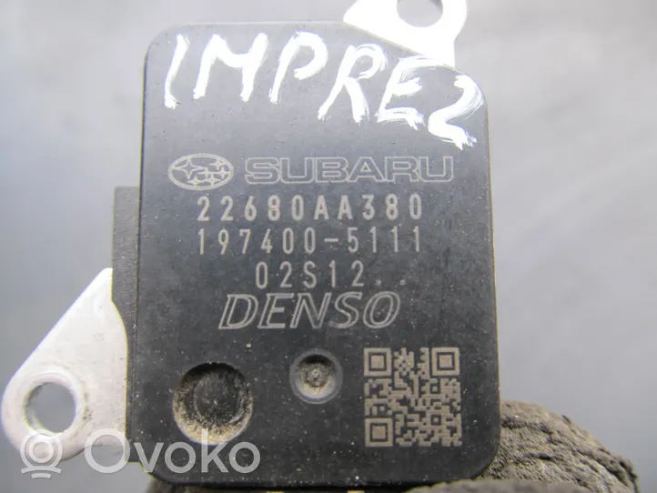 Subaru Impreza IV Измеритель потока воздуха 22680AA380