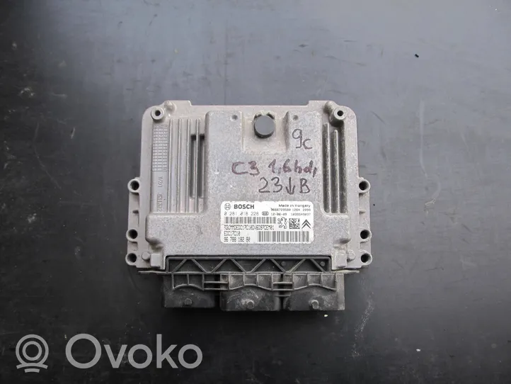 Citroen C3 Picasso Sterownik / Moduł ECU 9666729580