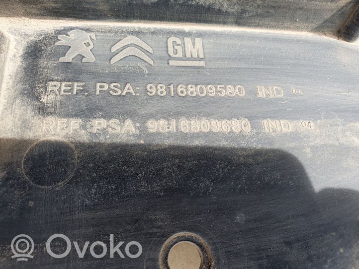 Opel Combo E Osłona pod zderzak przedni / Absorber 9816809680