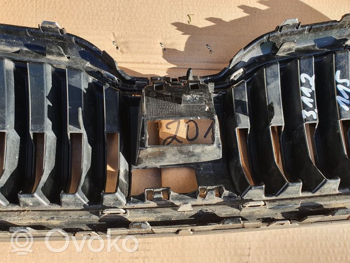 Skoda Superb B8 (3V) Maskownica / Grill / Atrapa górna chłodnicy 3V0853653K