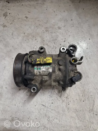 Peugeot 407 Air conditioning (A/C) compressor (pump) 9660555380