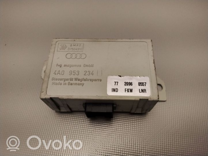 Audi A4 S4 B5 8D Antena / Czytnik / Pętla immobilizera 4A0953234