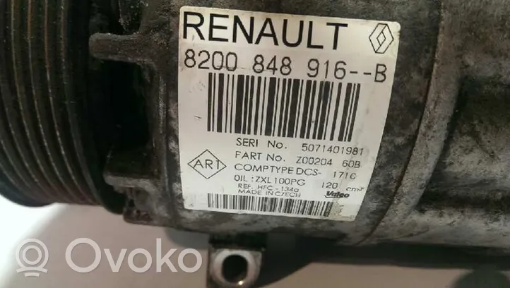 Renault Master II Ilmastointilaitteen kompressorin pumppu (A/C) 8200848916B