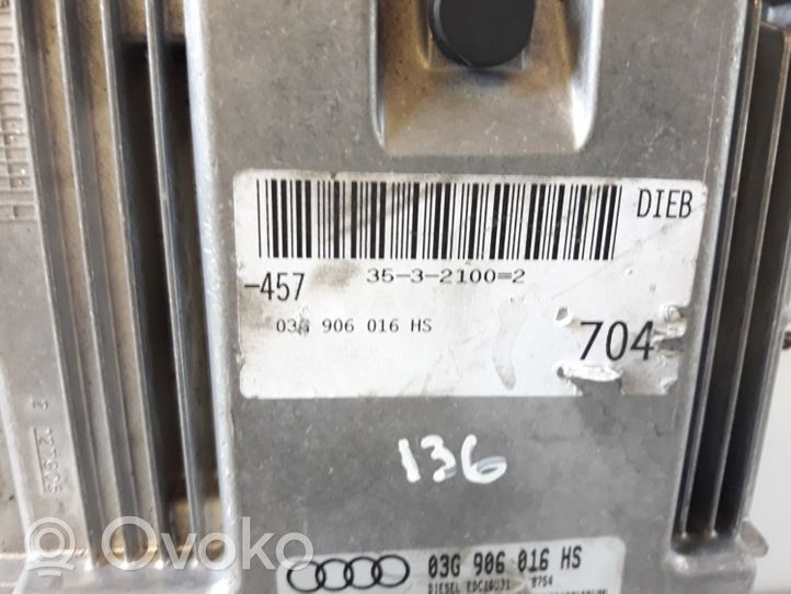 Audi A6 S6 C6 4F Engine ECU kit and lock set 03G906016HS