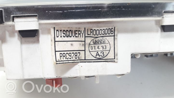 Land Rover Discovery Tachimetro (quadro strumenti) 0003006