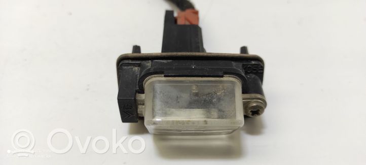 Citroen Saxo Lampa oświetlenia tylnej tablicy rejestracyjnej 9620166580