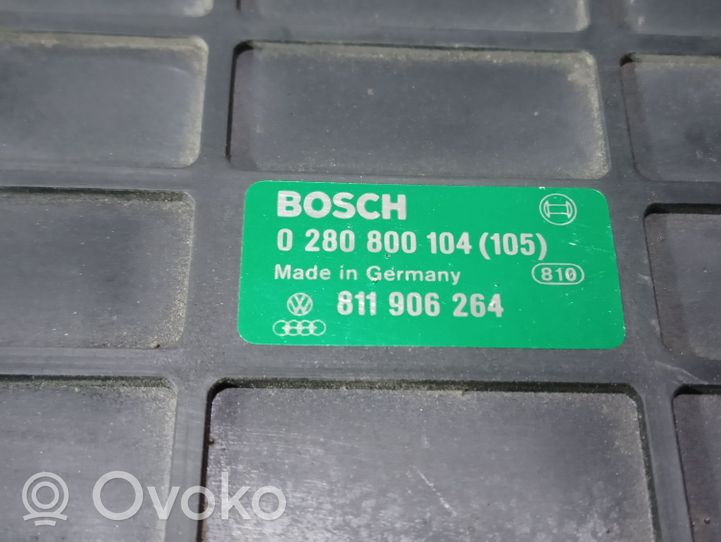 Audi 100 200 5000 C3 Sterownik / Moduł ECU 0280800104