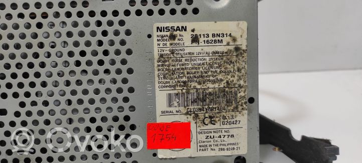 Nissan Almera Panel / Radioodtwarzacz CD/DVD/GPS 28113BN314