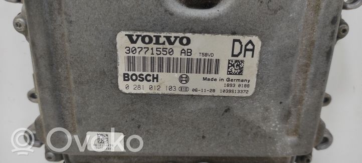 Volvo XC90 Komputer / Sterownik ECU i komplet kluczy 30771550AB