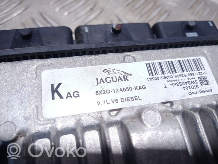 Jaguar XF X250 Calculateur moteur ECU 8X2Q12A650KAG