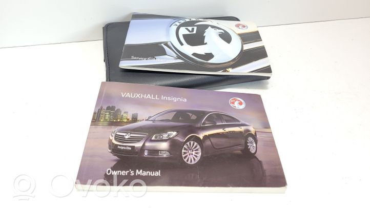 Opel Insignia A Owners service history hand book 