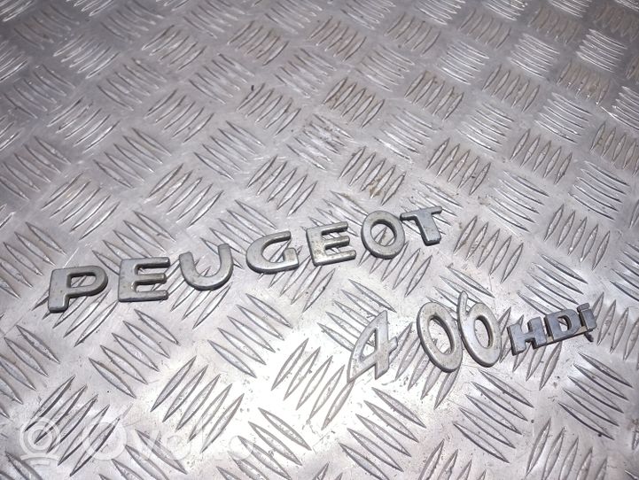 Peugeot 406 Logo, emblème de fabricant 