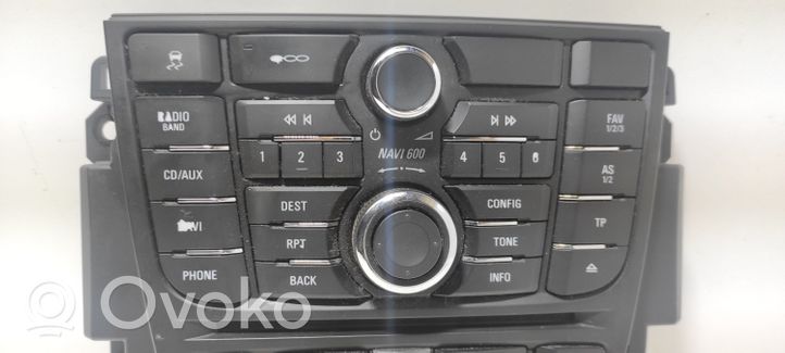 Opel Astra J Unidad central de control multimedia 13360093