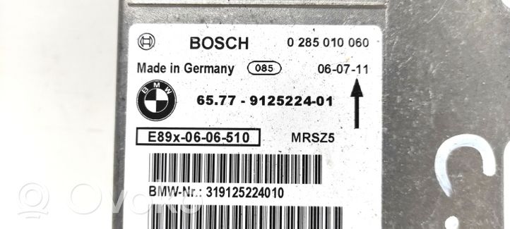 BMW 1 E81 E87 Oro pagalvių valdymo blokas 9125224