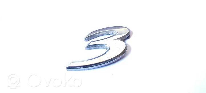 Mazda 3 I Logo, emblème de fabricant 