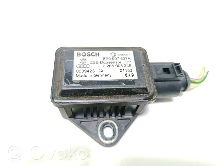 Audi A6 S6 C5 4B Czujnik przyspieszenia ESP 8E0907637A