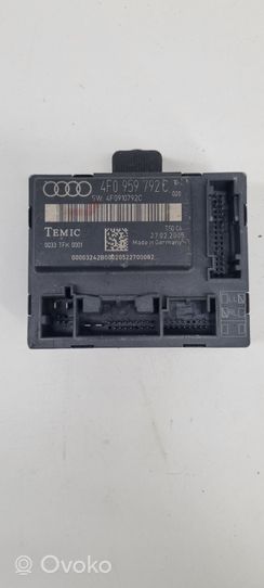 Audi A6 S6 C6 4F Unité de commande module de porte 4F0959792C