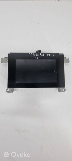 Nissan Primera Monitor/display/piccolo schermo 28090AV616