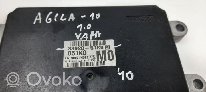 Opel Agila B Sterownik / Moduł ECU 3392051K03