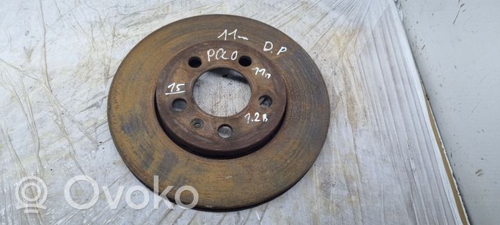 Volkswagen Polo V 6R Front brake disc 