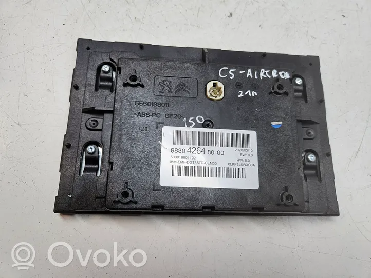 Citroen C5 Aircross Monitori/näyttö/pieni näyttö 9830426480