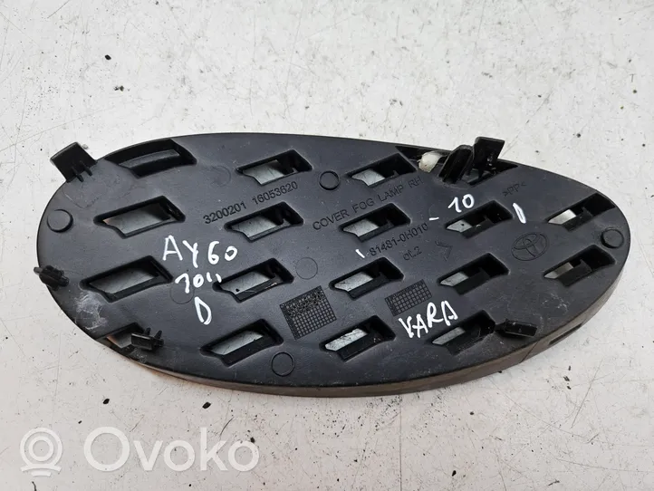 Toyota Aygo AB10 Front bumper lower grill 814810H010