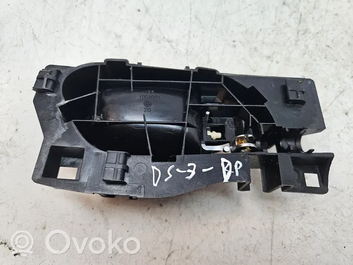 Citroen DS3 Priekinė atidarymo rankenėlė vidinė 9683446877