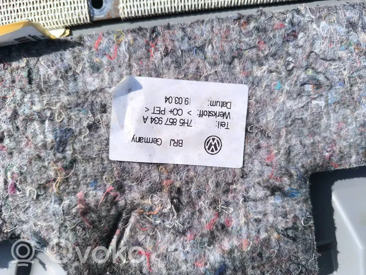 Volkswagen Multivan T5 Paneļa dekoratīvās apdares vairogs (sānu) 7H5857934A