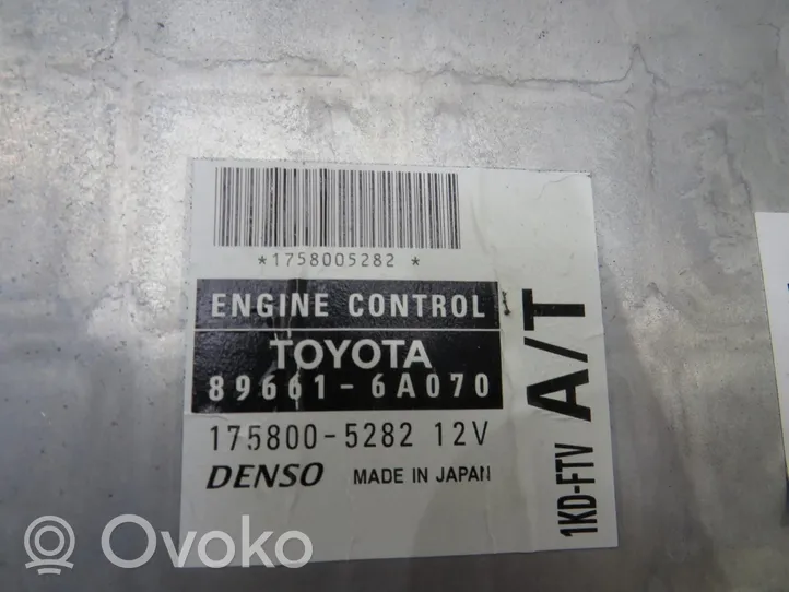 Toyota Land Cruiser (J120) Kit calculateur ECU et verrouillage 89661-6A070