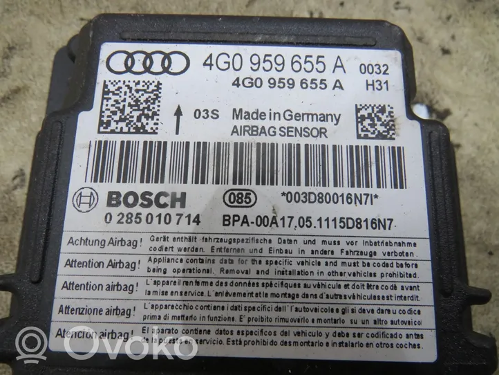 Audi A7 S7 4G Centralina/modulo airbag 4G0959655A